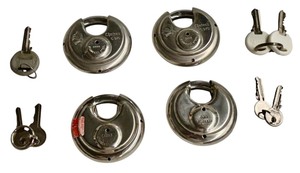 Chateau C970 Stainless Steel Sicus Padlock Bundle- Qty 4 
