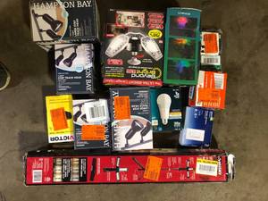 lot 60 image: Lotof Assorted Lighting  and Hardware Various Models and Conditions   Customer Returns See Pictures See Pictures