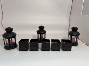 lot 30 image: Candle Holders & Lanterns