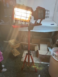 lot 80 image: Large Tripod Light -Works