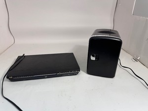 lot 64 image: Mini Fridge Hot or Cold DVD Player