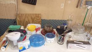 Large Kitchenware Collection with Food Sealer, Pitcher, and Storage Containers