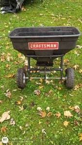 lot 51 image: Craftsman Tow-Behind Broadcast Spreader