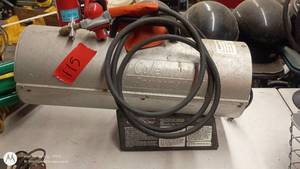 lot 115 image: Coleman Powermate Forced Air Propane Heater
