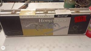 lot 119 image: Sportcraft Signature Series Horseshoes Set with Carry Case