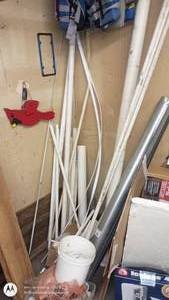 lot 143 image: Assorted PVC Pipes and Plumbing Fittings