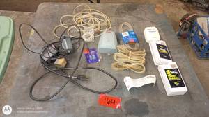 lot 164 image: Aquarium Air Pumps and Accessories Lot Including Hush Bubble, Marineland, Tetra, and Accessories