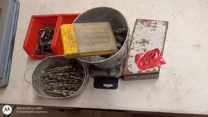 lot 189 image: Assorted Drill Bits, Taps, Dies, and Fasteners Collection