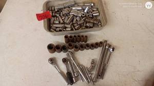 lot 206 image: Mixed Lot of Sockets, Ratchets, and Extensions