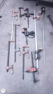 lot 207 image: Assorted Bar and F-Style Clamps Collection