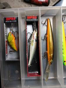 lot 236 image: Set of 3 Rapala Deep Runner Fishing Lures