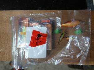 lot 249 image: Rapala Rattlin Rap Fishing Lures Lot with Original Boxes and Assorted Lures