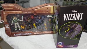 lot 226 image: Disney Toy Story and Maleficent Action Figures