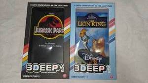 lot 227 image: Jurassic Park and Lion King 3Deep Disney Displays