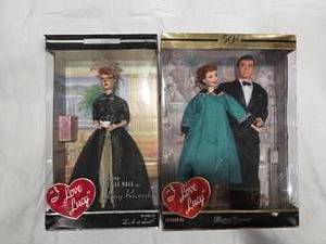 lot 260 image: Lot of 2 I Love Lucy Barbie Sets