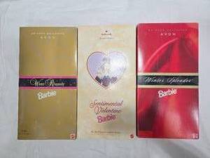 lot 261 image: Lot of 2 Avon and 1 Hallmark Barbies