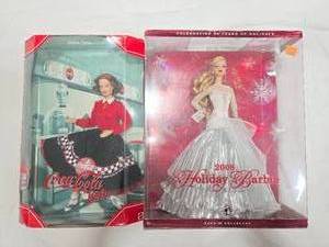 lot 269 image: Coca-Cola Barbie and Holiday Barbie