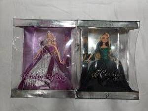 lot 272 image: Lot of 2 Holiday Barbies