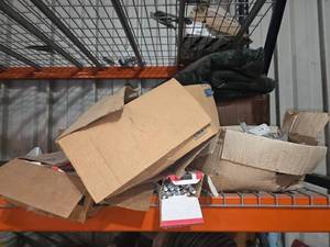 lot 157 image: Misc Brackets and Mini Fridge