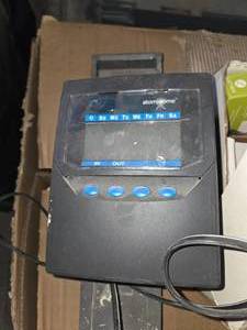 lot 134 image: Time Clock, Time Cards, Time card holder