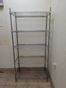 lot 30 image: METRO 5-TIER METAL RACKING