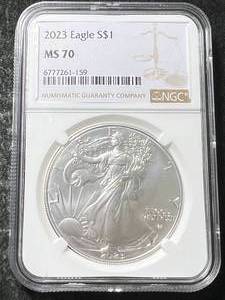 2023 AMERICAN SILVER EAGLE NGC MS70