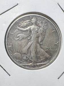 lot 40 image: 1935-S US WALKING LIBERTY HALF DOLLAR