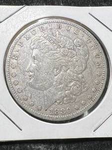 lot 46 image: 1880-O US MORGAN SILVER DOLLAR