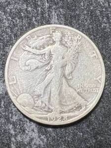 lot 48 image: 1928-S US WALKING LIBERTY HALF DOLLAR