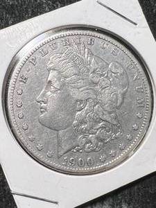 lot 70 image: 1900-O US MORGAN SILVER DOLLAR