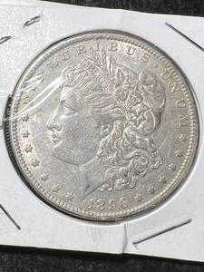 lot 74 image: 1896 US MORGAN SILVER DOLLAR