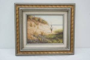 lot 157 image: Artwork Framed Oil on Canvas by Pat Moore