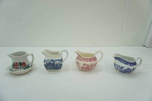 lot 308 image: AntiqueVintage Creamer Collection (4ct)