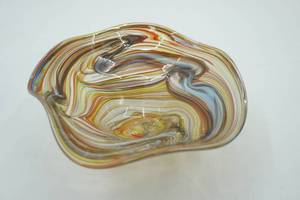 lot 367 image: Colorful Swirl Bowl