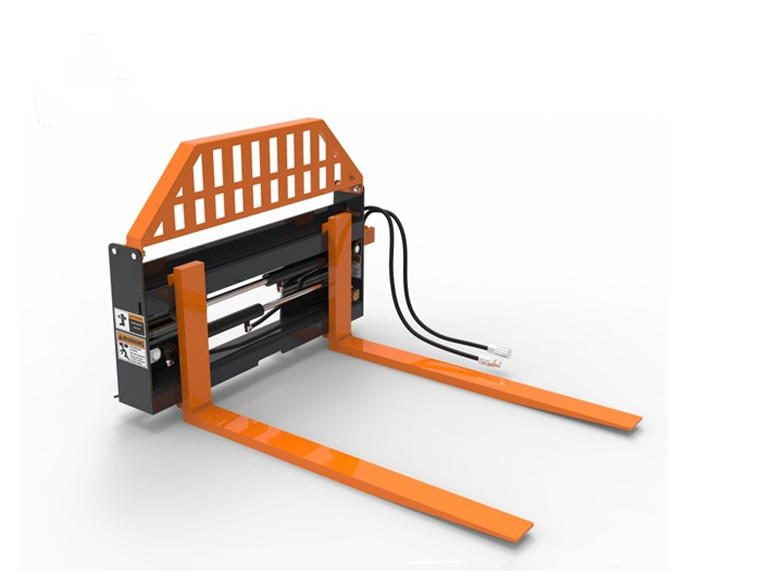 lot 4734 image: Wolverine Pallet Forks, Hydraulically Adjustable (PFA-11-3300G)
