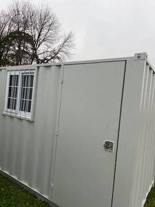 lot 511 image: 11 Foot Shipping Container w Side Door & Window