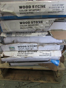 lot 22 image: Wood Stone Laminate Flooring Planks