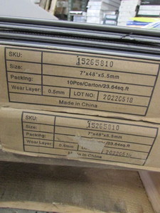 lot 27 image: Laminate Floor Planks