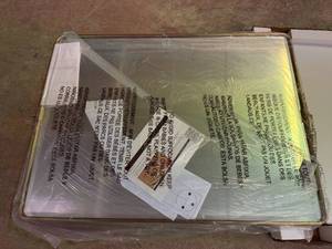 lot 23 image: Gold Square Mirror