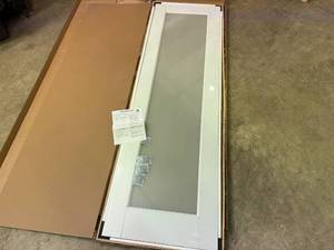 lot 28 image: Frosted Glass Interior Door - 48 X 80