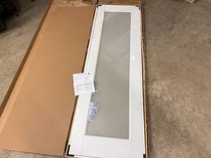 lot 29 image: Frosted Glass Interior Door - 48 X 80