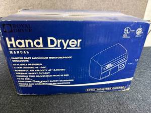 lot 40 image: Royal Dryer Hand Dryer