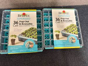lot 88 image: 2 Burpee Seed Starting Trays