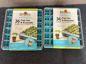 lot 89 image: 2 Burpee Seed Starting Trays