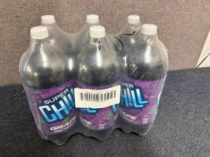 lot 121 image: 6 2L Bottles Of Super Chill Grape
