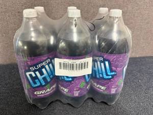 lot 122 image: 6 2L Bottles Of Super Chill Grape