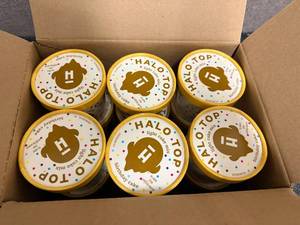 lot 151 image: 12 Packs Of Halo Top Birthday Cake Mix