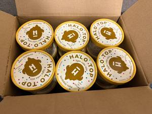 lot 152 image: 12 Packs Of Halo Top Birthday Cake Mix