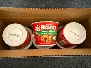 lot 180 image: 6 Packs Of Hamburger Helper Macaroni