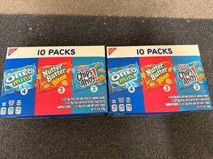 lot 207 image: 2 X 10Ct Packs Of Nabisco Snacks